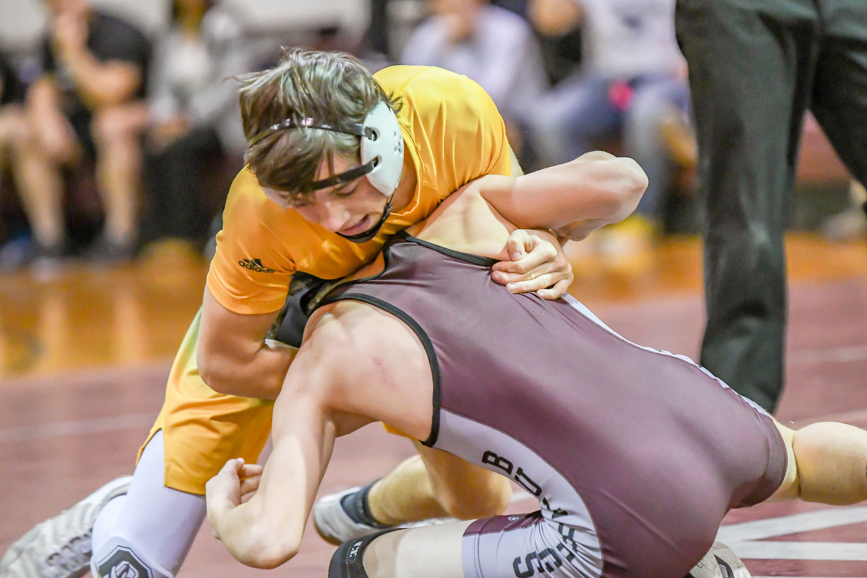 Wednesday night high school wrestling action